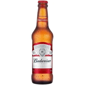 Cerveja American Lager Budweiser 330ml Long Neck Refrescante