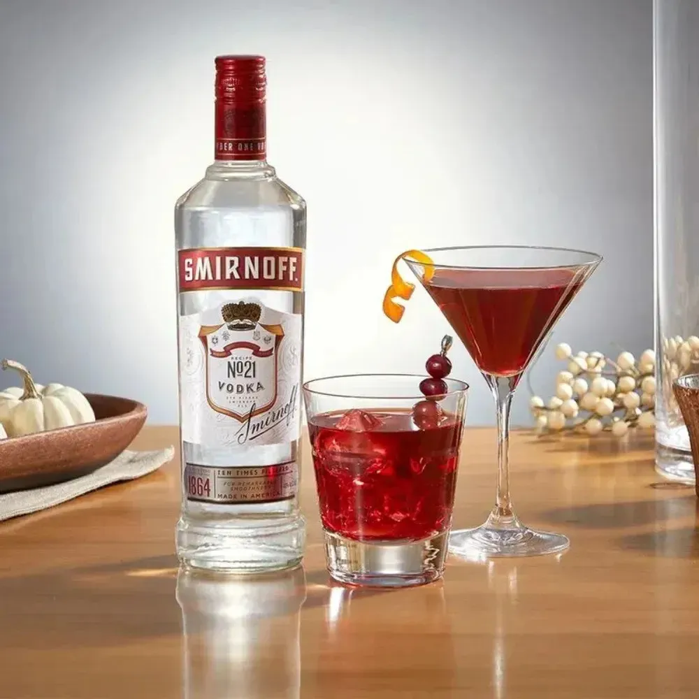 Vodka Destilada Smirnoff Garrafa 998ml - Original - Imagem 3