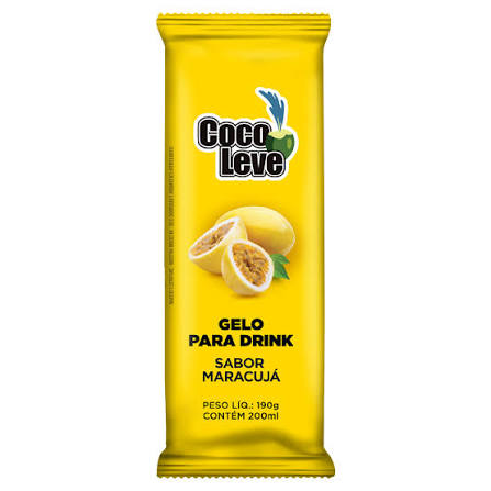 Gelo Aromatizado de Maracujá